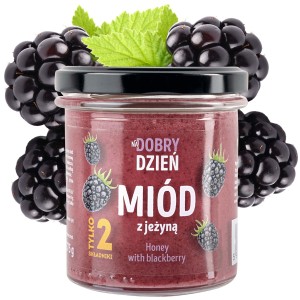 Miód kremowany z jeżynami jeżyna lio 375 g