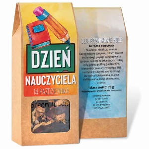 Prezent herbata w pudełku dla nauczyciela 70 g dzień nauczyciela