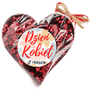 Czekolada w kształcie serca prezent na walentynki i dzień kobiet 85 g