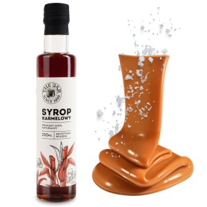 Syrop karmelowy 250 ml The Jar z cukrem trzcinowym