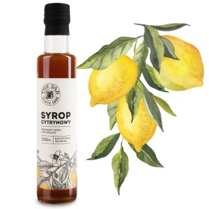 Syrop cytrynowy 250 ml The Jar z cukrem trzcinowym