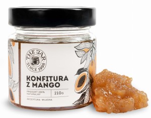 Konfitura z mango 210 g The Jar 61% mango z cukrem trzcinowym