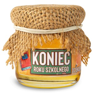 Podziękowania miodek dla nauczyciela na zakończenie roku szkolnego