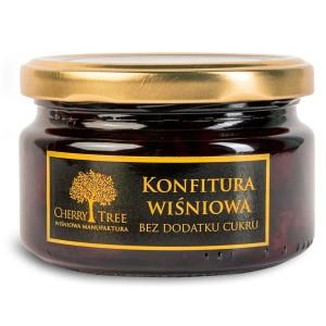 Konfitura wiśniowa 86% bez cukru 235 g