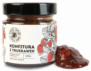 Konfitura z truskawek truskawkowa naturalna 210 g