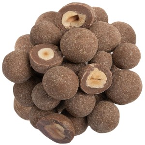Orzechy laskowe w mlecznej czekoladzie o smaku piernika 250 g