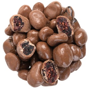Żurawina w mlecznej czekoladzie 250 g żurawina kandyzowana w czekoladzie