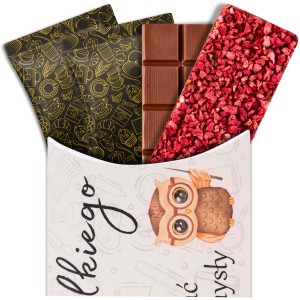 Prezent na dzień nauczyciela zestaw prezentowy herbata kawa czekolada upominek Pillow Gift