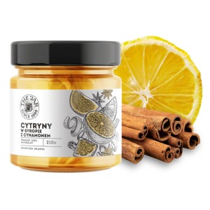Cytryny w syropie z cynamonem 210 g The Jar