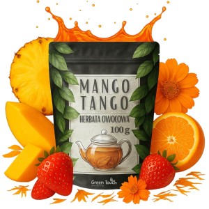 Mango Tango 100 g - herbata owocowa ananas, mango, szafran, truskawka