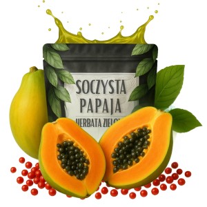 Soczysta Papaja 50 g herbata zielona z papają – egzotyczna i wyrazista