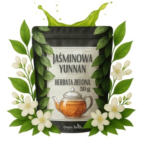 Jaśminowa Yunnan 50 g herbata zielona Yunnan z naturalnym jaśminem