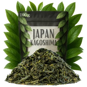 Japan Sencha Kagoshima 100 g herbata zielona japońska – premium, świeża i lekka