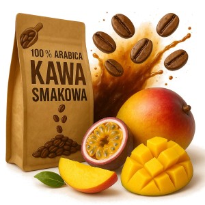 Kawa smakowa marakuja z mango arabica 250 g o smaku owocowym