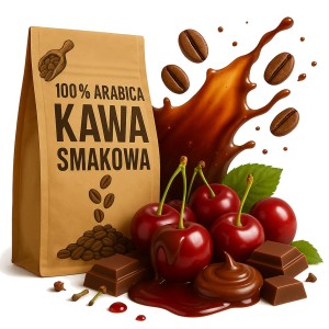 Kawa smakowa wiśnie w czekoladzie arabica 250 g