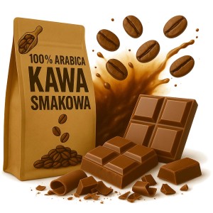 Kawa smakowa czekoladowa o smaku czekoladowym 250 g