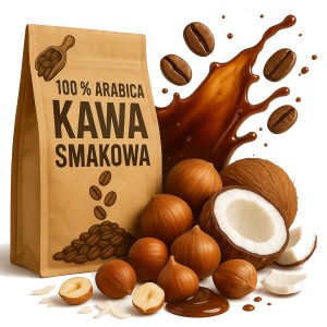 Kawa smakowa orzechowo kokosowa orzech kokos 250 g