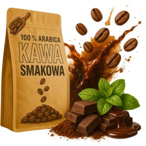 Kawa czekoladowo miętowa mięta w czekoladzie 250 g