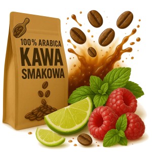 Kawa smakowa letnie orzeźwienie malinowa mięta 250 g