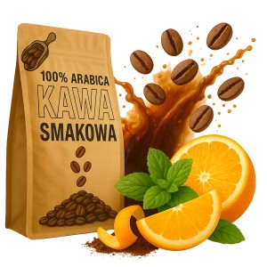 Kawa pomarańcza z miętą miętowa pomarańczowa 250 g