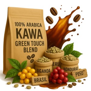 Kawa Green Touch Blend 100% arabica Brazylia, Uganda, Peru, Honduras 250 g