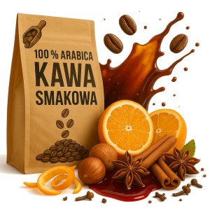 Kawa smakowa świąteczna zimowy grzaniec arabica 1 kg