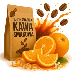 Kawa smakowa pomarańczowa soczysta pomarańcza 1 kg