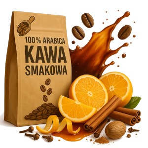 Kawa świąteczna pomarańcza korzenna grzaniec 1 kg