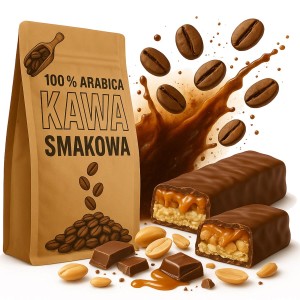 Kawa smakowa baton orzechowa czekolada karmel 1 kg