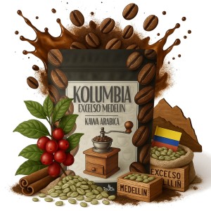 Kawa Kolumbia Excelso Medelin 200 g