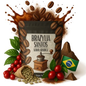 Kawa Brazylia Santos 200 g