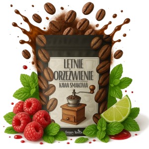 Kawa smakowa letnie orzeźwienie malinowa mięta 200 g