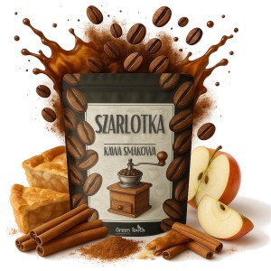 Kawa smakowa szarlotka jabłko cynamon ciasto 200 g