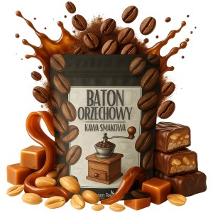 Kawa smakowa baton orzechowa czekolada karmel 200 g