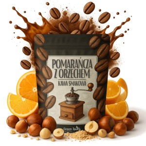 Kawa smakowa pomarańczowo orzechowa arabica 200 g