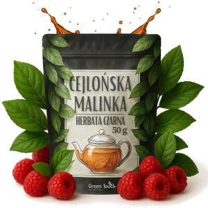Earl grey cejlońska malinka 50 g - herbata czarna ceylon liść limonki malina