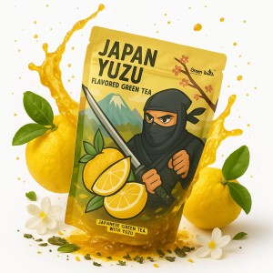 Japan Yuzu 50 g - herbata zielona japońska yuzu cytryna aloes sencha shizuoka