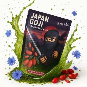 Japan Goji 50 g - herbata zielona japońska Shizuoka jagody goji naturalna