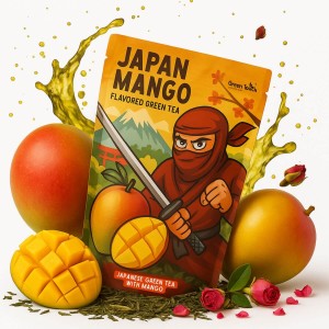 Japan Mango 50 g - herbata zielona japońska sencha Shizuoka mango naturalna
