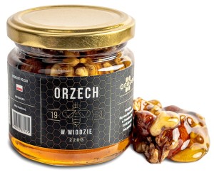 Orzechy w miodzie 220 g.