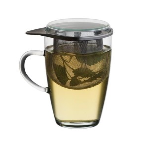 Kubek 350ml z zaparzaczem do herbaty z pokrywką