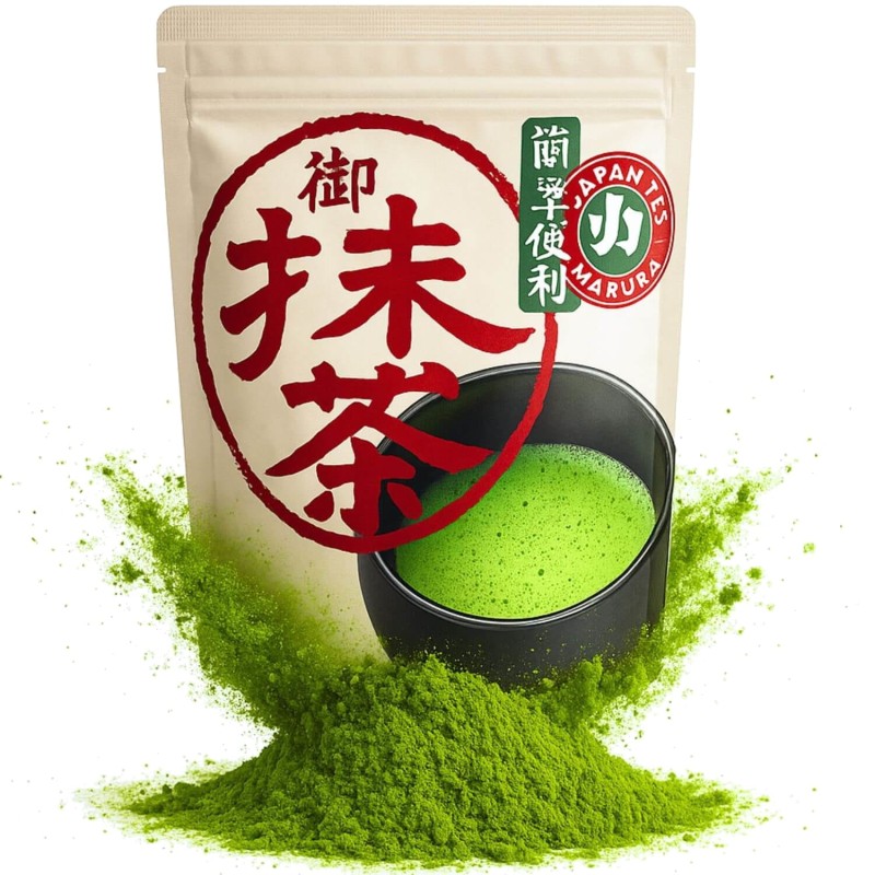 Matcha japońska Shizouka codzienna Maruka 50 g - pakowana w Japonii śwież (2).jpg