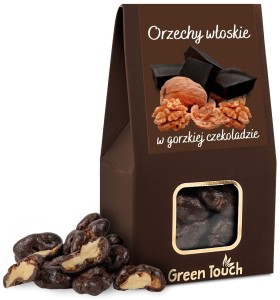 Orzechy włoskie w gorzkiej czekoladzie 100 g