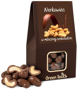 Orzechy nerkowca z mlecznej czekoladzie 100 g