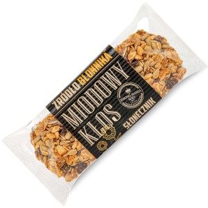 Baton miodowy kłos słonecznik 45 g z płatkami owsianymi