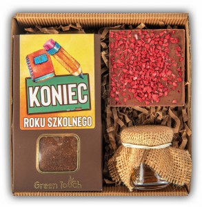 Zestaw prezentowy dla nauczyciela z kawą na zakończenie roku szkolnego