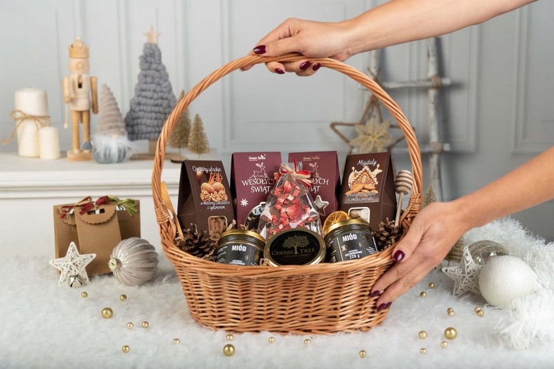 Zestaw prezentowy kosz na swieta prezent Green Touch (44).JPG