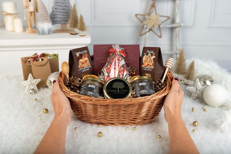 Zestaw prezentowy kosz na swieta prezent Green Touch (46).JPG