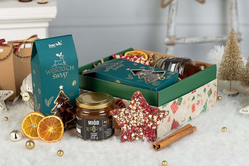 Zestaw prezentowy kosz na swieta prezent Green Touch (68).JPG