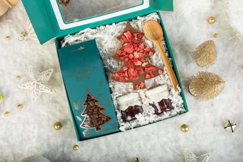 Zestaw prezentowy kosz na swieta prezent Green Touch (95).JPG